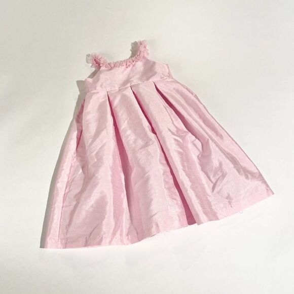 Pink taffeta ruffle formal dress - Picture 1 of 4